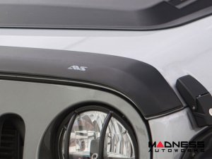 Jeep Gladiator JT Hood Shield - AVS Aeroskin - Low Profile - Matte Black